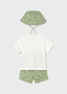 Mayoral boys 3 piece outfit set back view baby toddler set