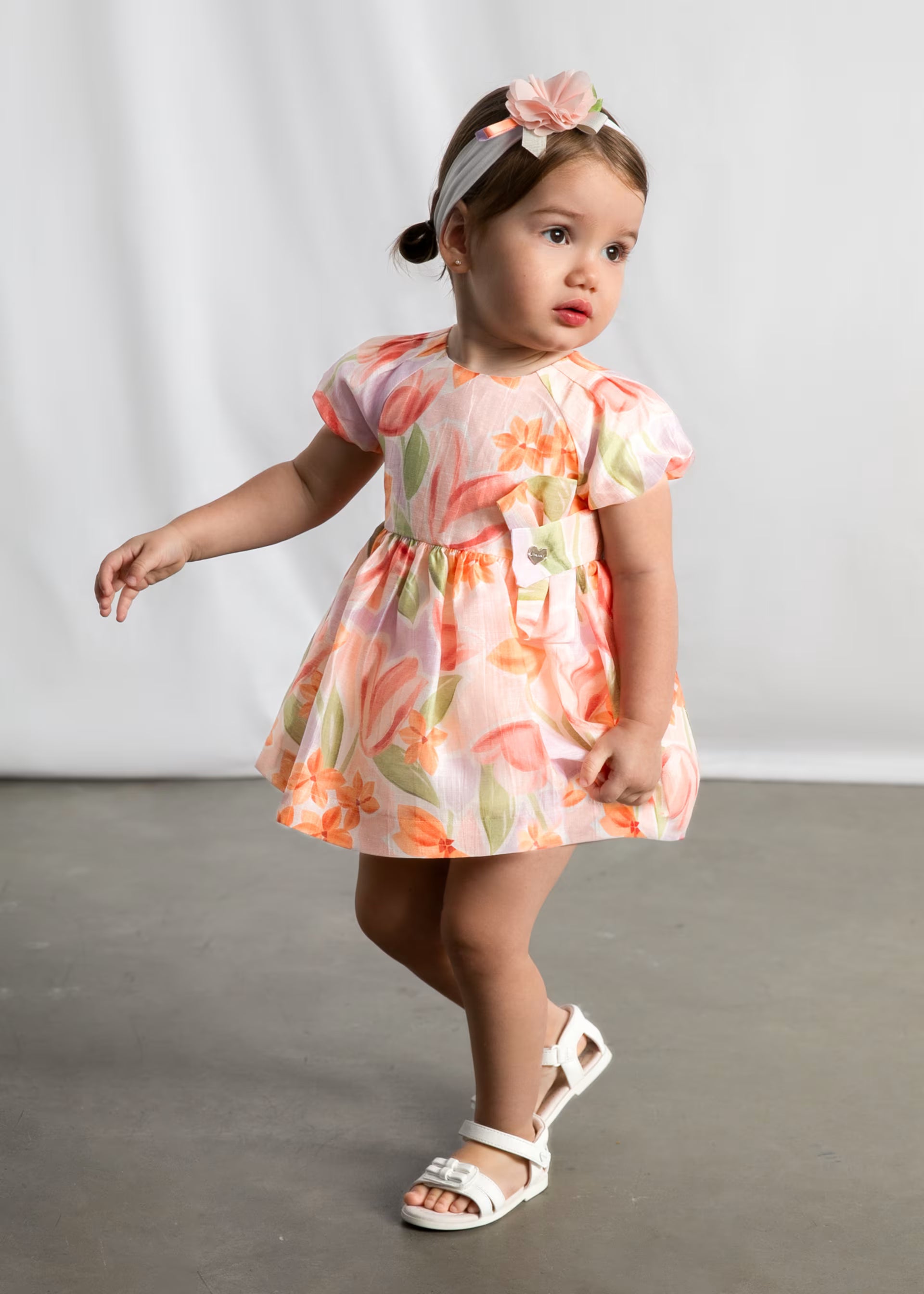 Mayoral toddler floral dress worn toddler aged 3 years