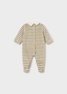 Newborn  Baby boys tractor motif velour sleepsuit by Mayoral