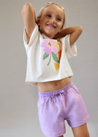 Mayoral girls outfit set with matching striped headband