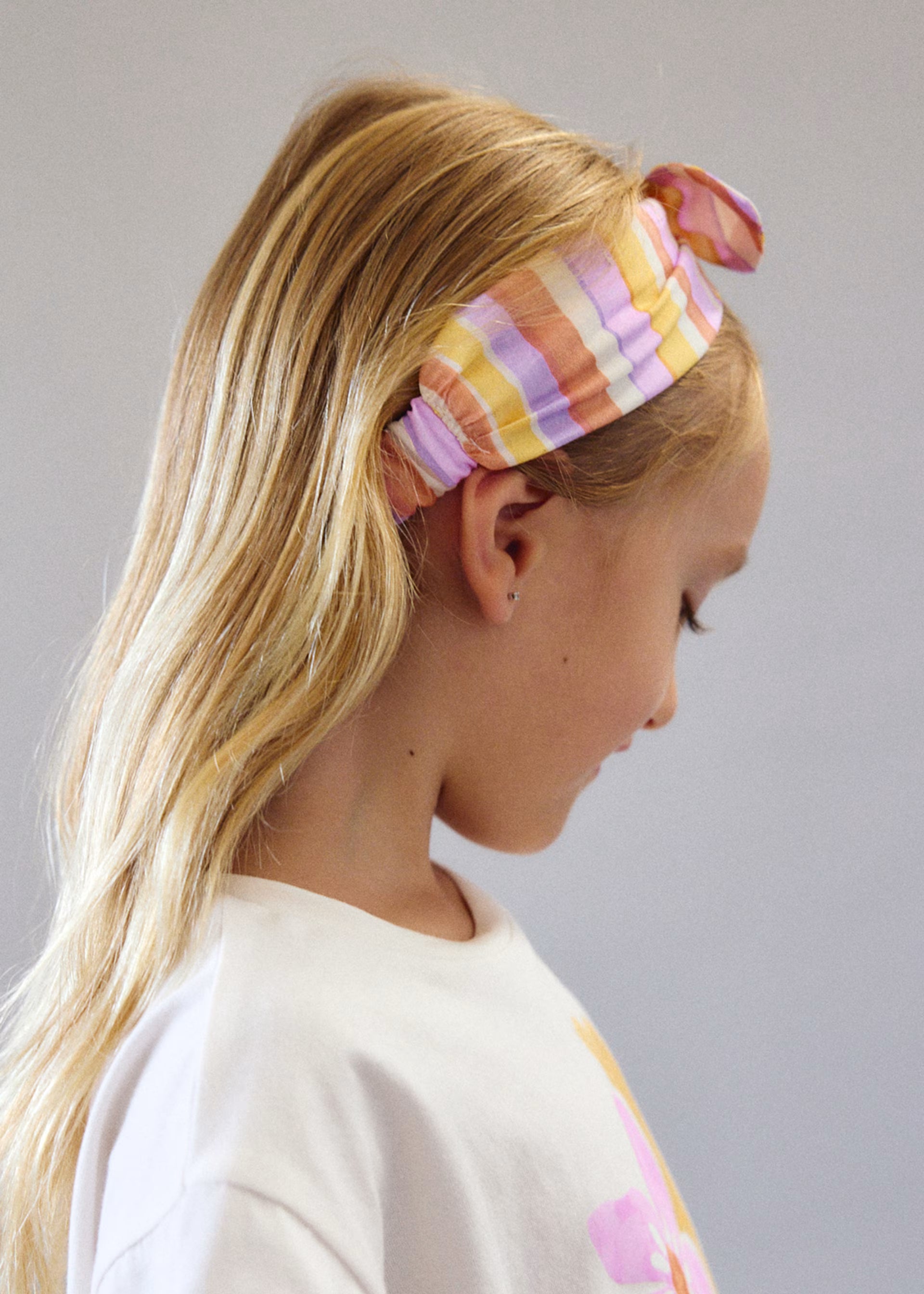 Mayoral girls headband striped matching set accessory