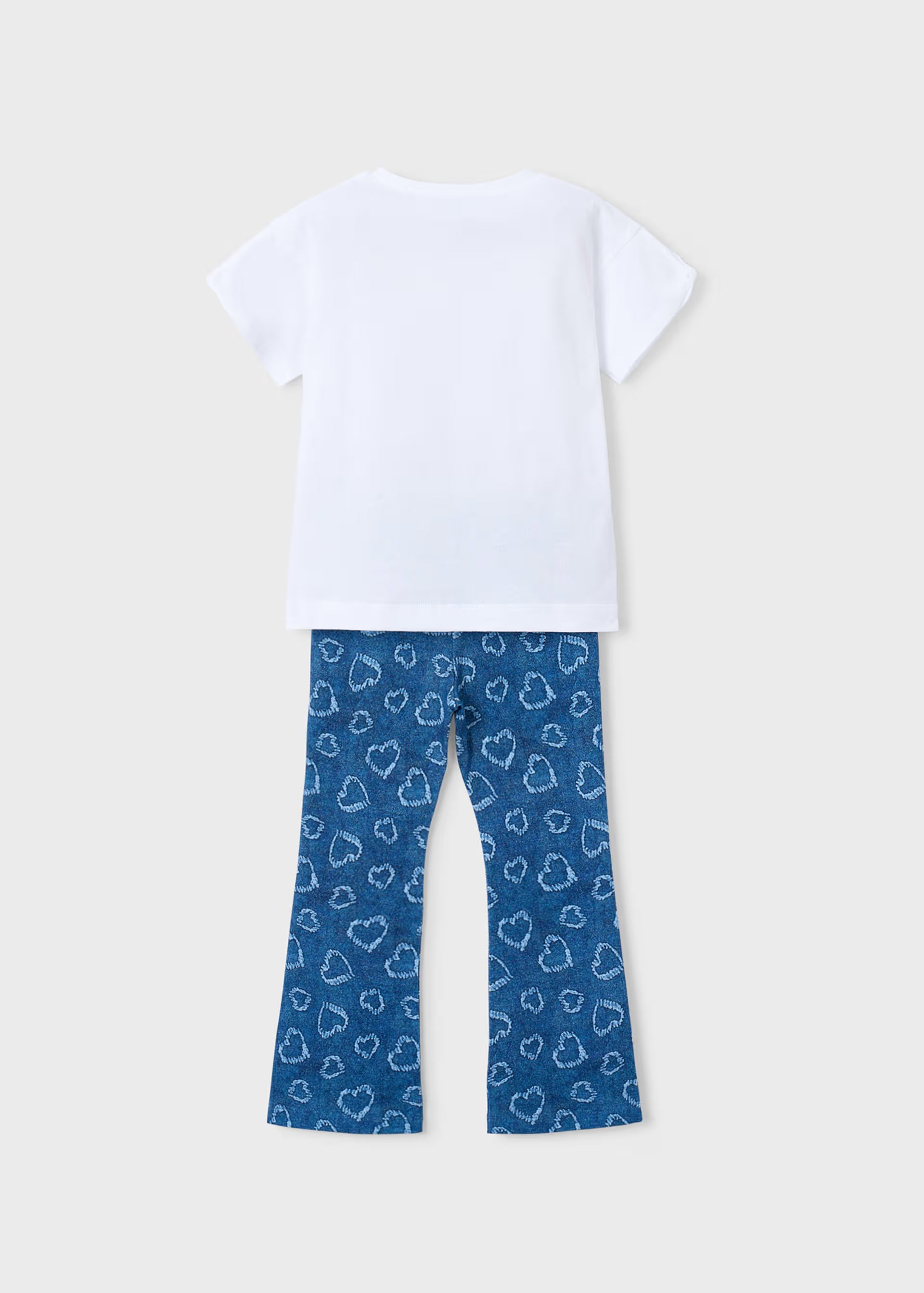 Mayoral girls leggings and top set back view