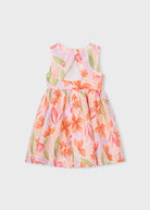 Mayoral girls floral dress back detail bow