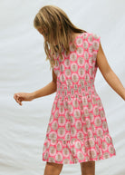 Mayoral girls coral summer dress outfit
