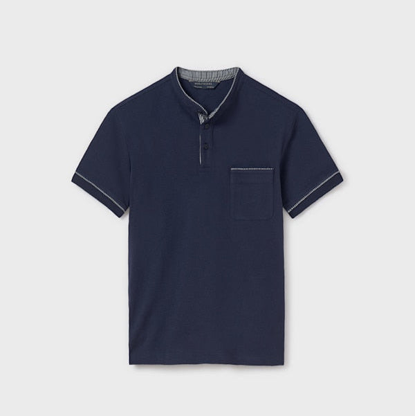 Mayoral Smart Navy Polo Shirt For Boys