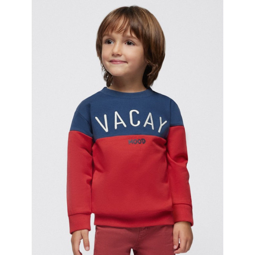 Mayoral Boys Navy & Red Vacay Summer Jumper 