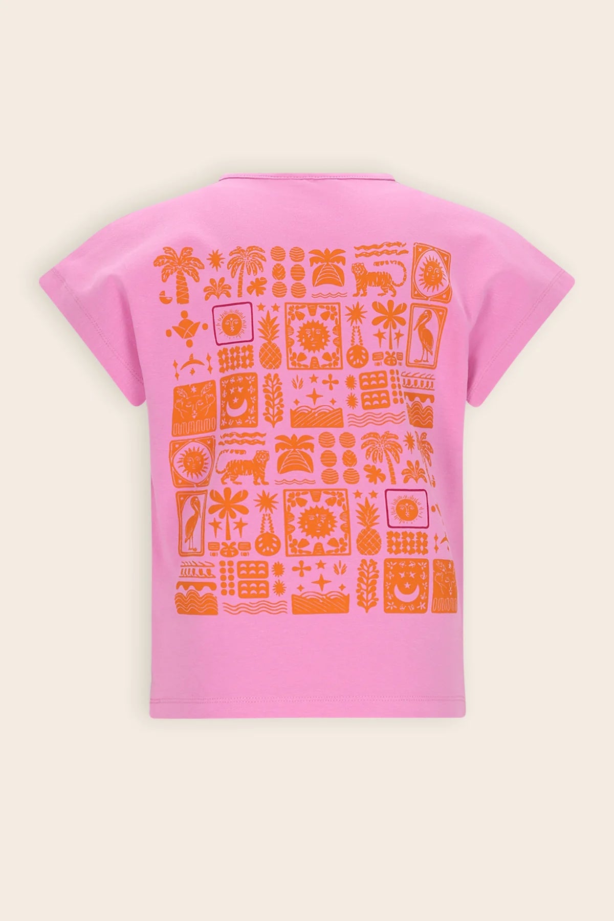 NoNo pink girls t-shirt graphic back full view
