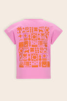 NoNo pink girls t-shirt graphic back full view
