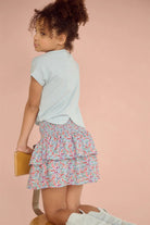 NoNo blue girls t-shirt colourful ice cream print from back 