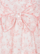 Patachou girls pink floral bow detail close up