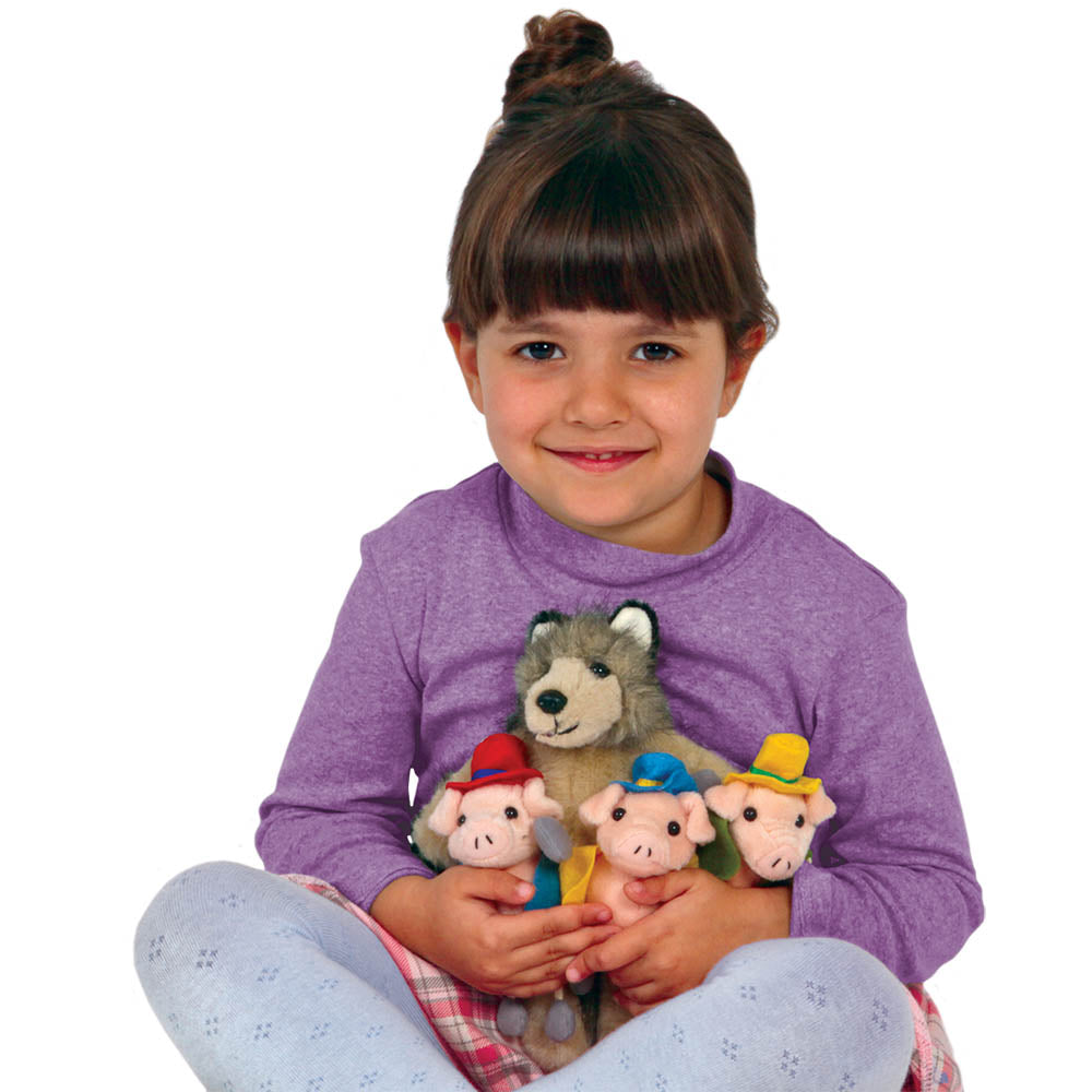 The Puppet Company he Three Little Pigs Children's Fairytale Story Gift Set With Puppets & Book