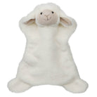 The Puppet Company My Cuddly Lamb hand puppet front view in soft cream plush