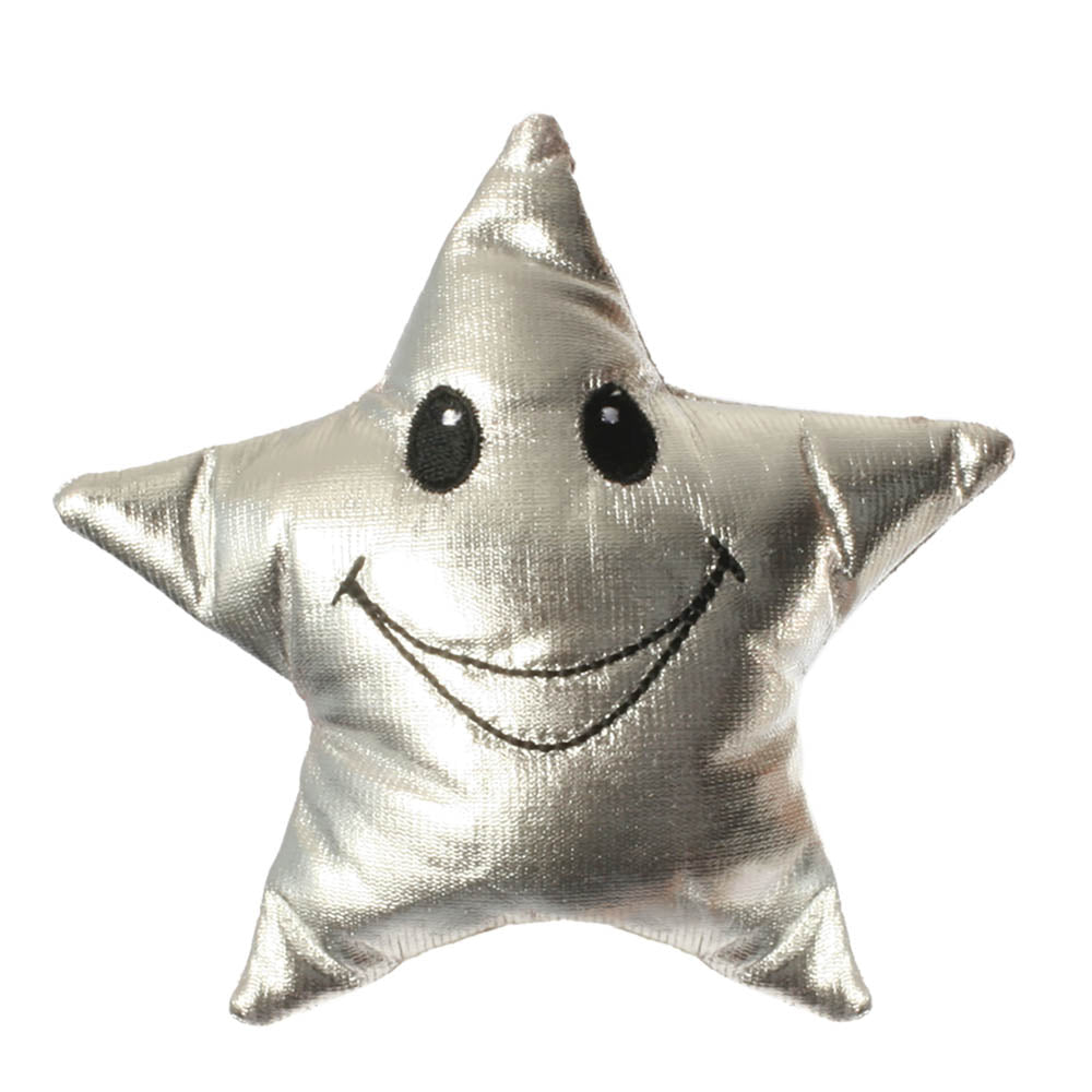 The Puppet Company Twinkle Twinkle Little Star silver finger puppet with smiling face