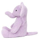 Lavender Wilberry Elephant kids soft toy shown from the left side