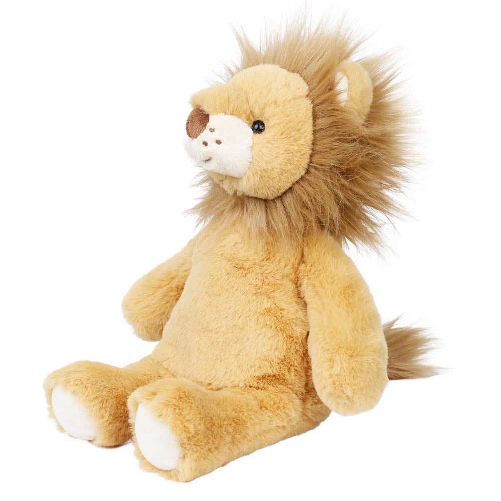 Wilberry Jungle Friends golden lion soft toy three-quarter view