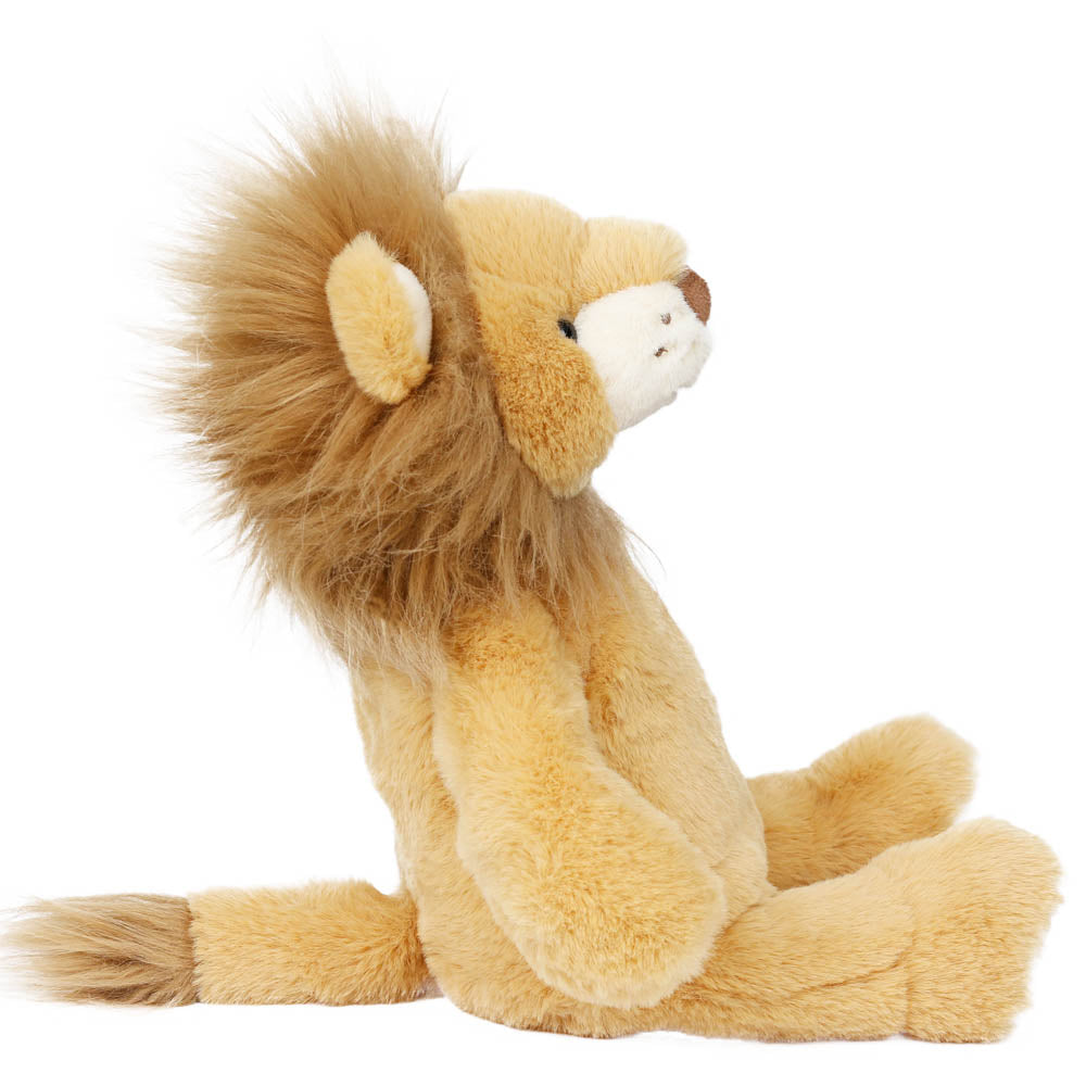 The Puppet Company golden lion plush toy right side profile
