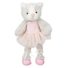 The Puppet Company ballerina cat soft toy standing in ballet slippers