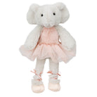 Standing Wilberry Ballet Dancer Elephant soft toy in blush pink tutu and ballet slippers
