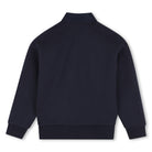 Timberland boys navy cotton sweatshirt back view