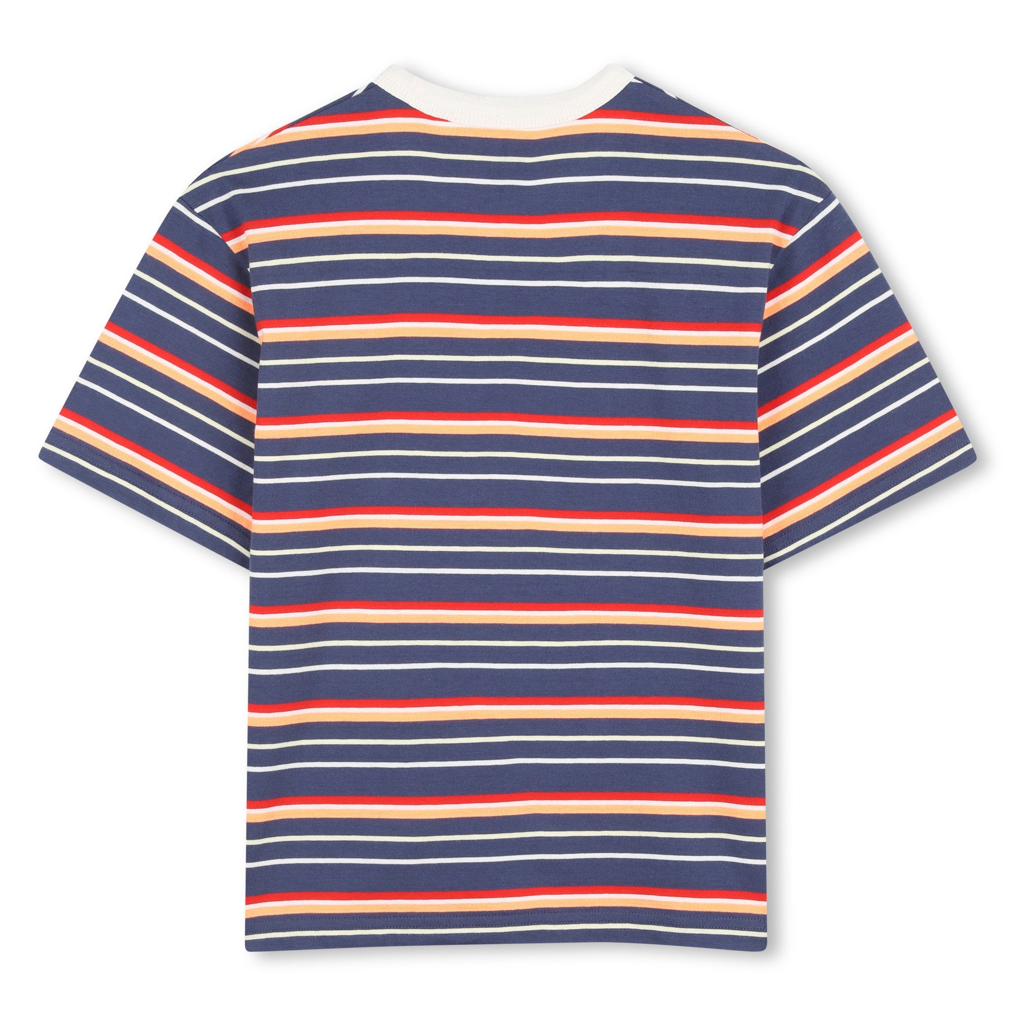     Timberland boys striped cotton T-shirt back view