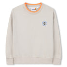 Timberland boys beige Elements sweatshirt front view with logo