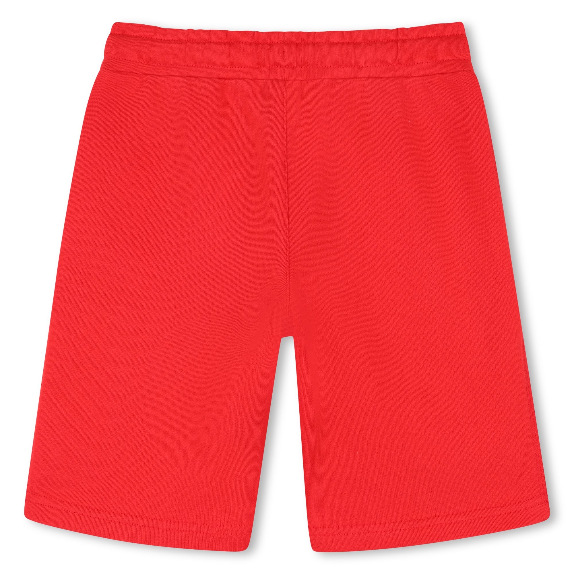 Timberland boys red summer shorts back view