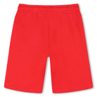 Timberland boys red summer shorts back view