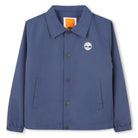     Timberland boys smart navy collared occasion jacket front view