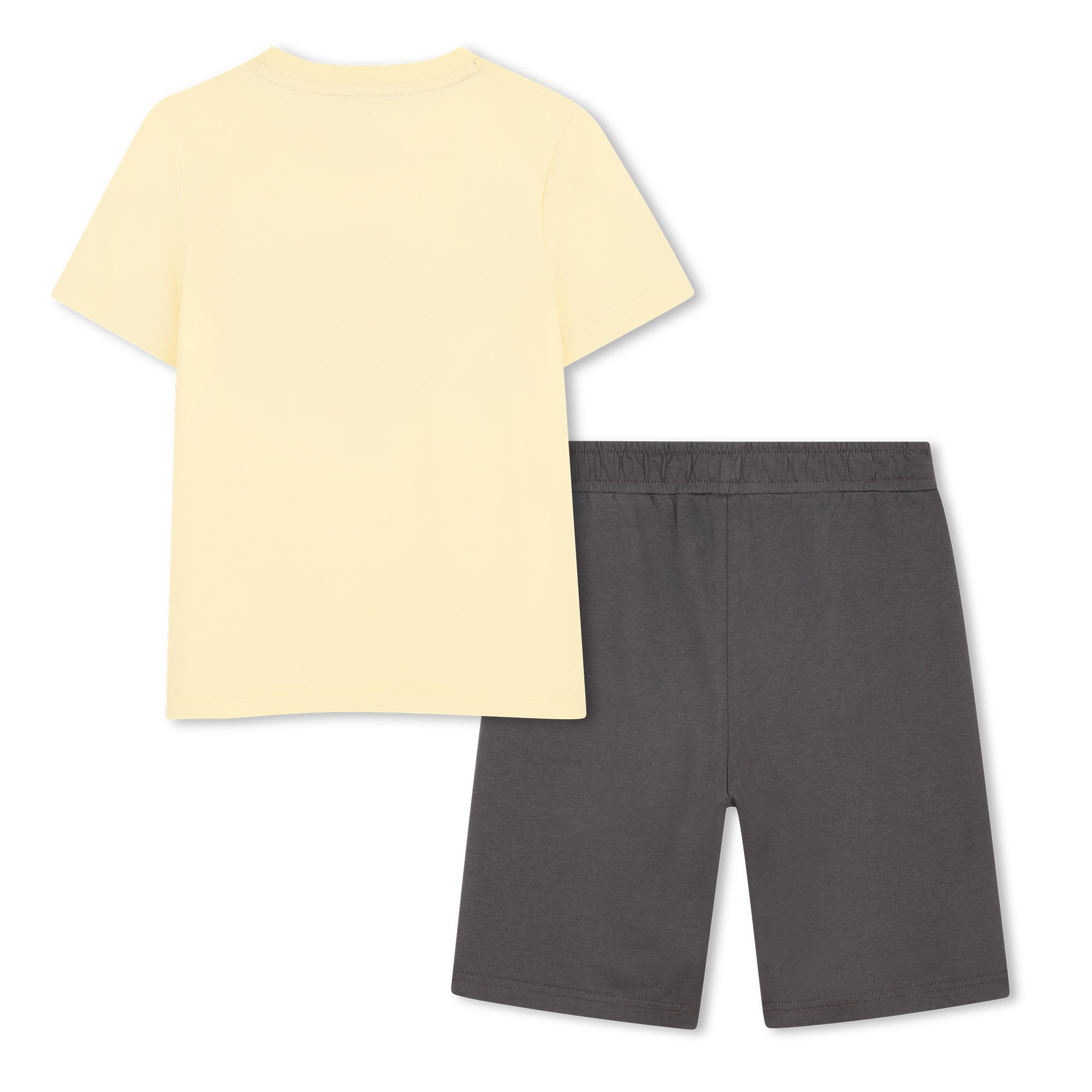     Timberland boys yellow short sleeve T-shirt front view back