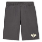 Timberland boys charcoal Bermuda shorts front view