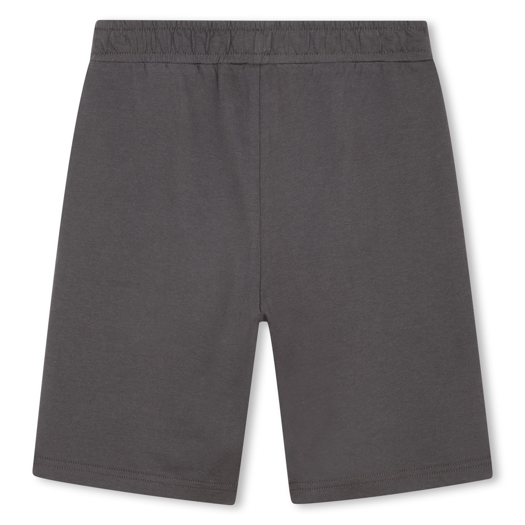Timberland boys charcoal jersey shorts back view