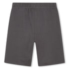 Timberland boys charcoal jersey shorts back view