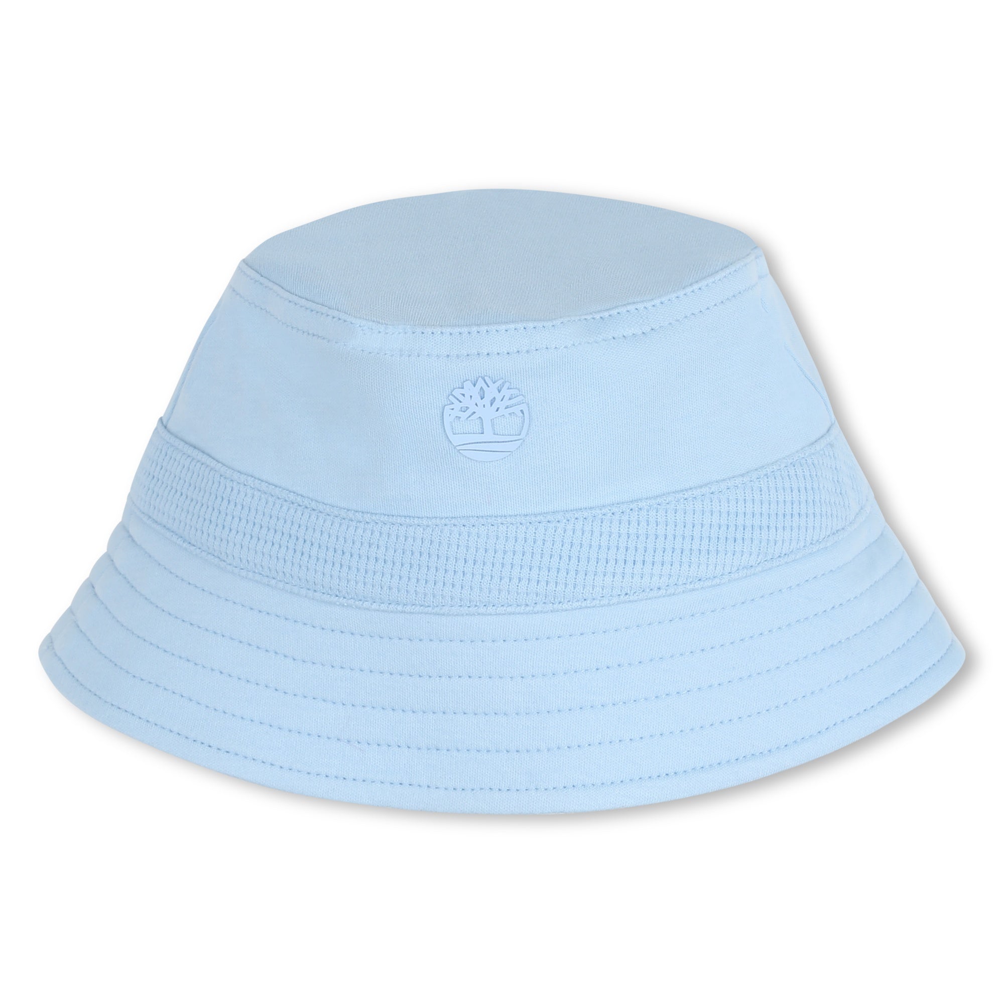     Timberland baby boys blue bucket hat with embroidered logo