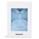     Timberland baby boys blue romper and hat gift box set