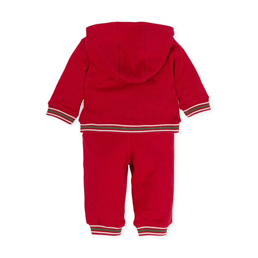 Tutto Piccolo Baby Boys Tartan Tracksuit With Hoodie Top