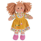 BIGJIGS_DAISY_DOLL-28CM_BRIGHTLY_ COLOURED_YELLOW DRESS_AND_HAS_A-VERY_HAIRSTYLE
