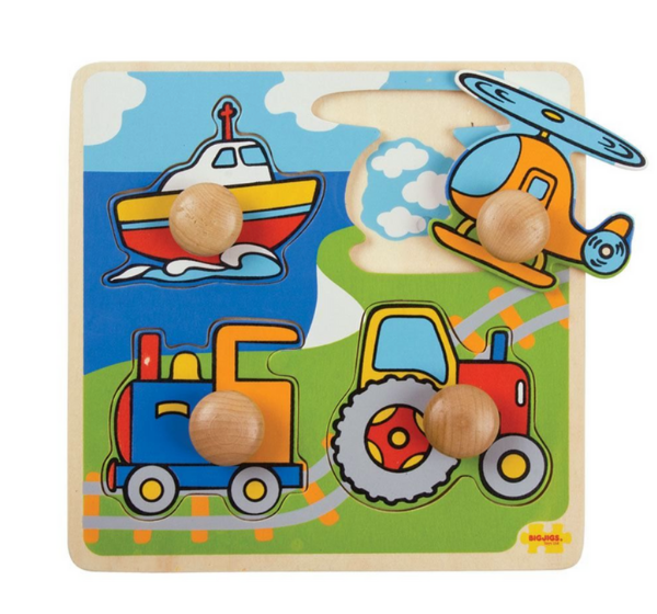 Big Jigs Baby First Peg Puzzle Transport Toy