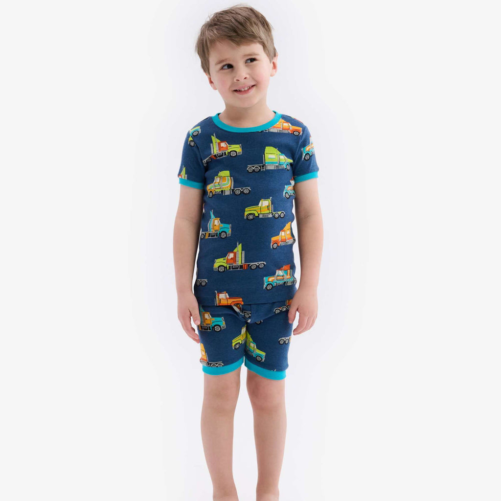 Hatley Boys Big Rigs Pyjamas Shorts Set