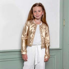 Le Chic Kyrsi Ivory Jumpsuit & Scrunchie Set