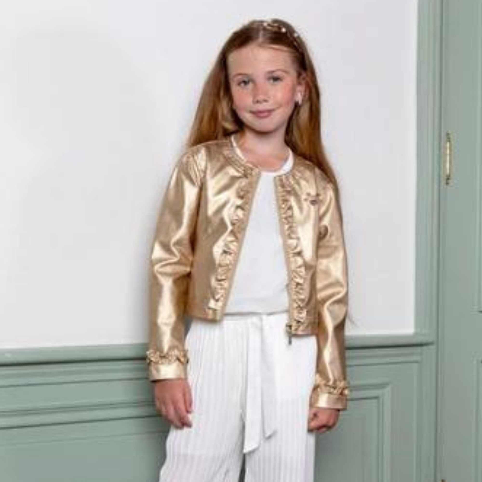 Le Chic Kyrsi Ivory Jumpsuit & Scrunchie Set